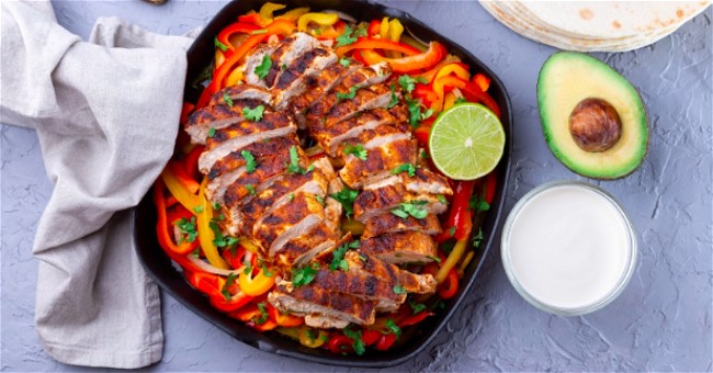 Image of Zesty Chicken Fajitas Recipe
