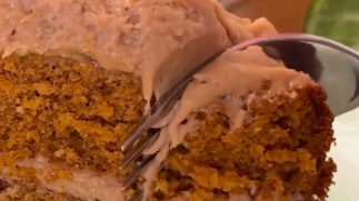 Image of Pumpkin Cake with Cookie Butter Cream Cheese Frosting