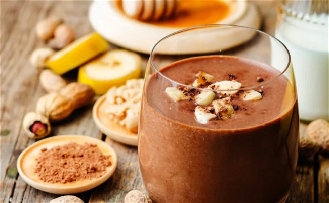 Image of Peanut Butter Chocolate Banana Smoothie Recipe