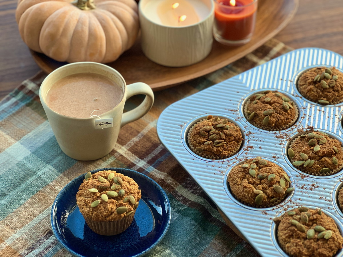 Pumpkin Cornbread Muffins