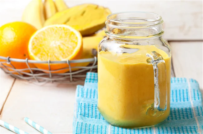 Image of Orange Banana Cream Slushie Recipe
