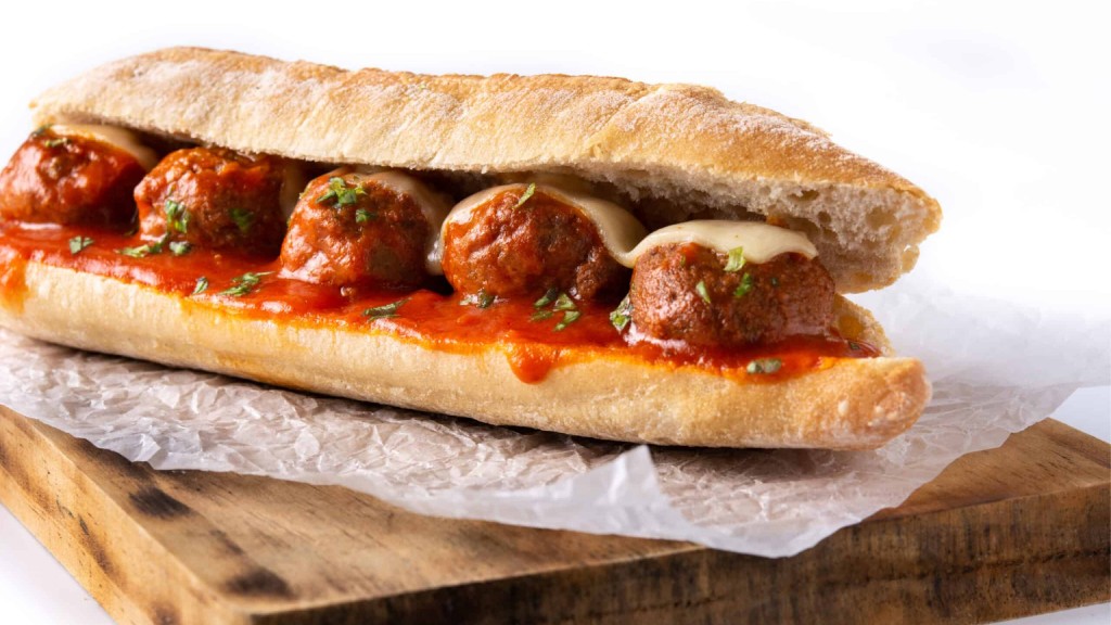 Image of Low-Carb Mozzarella & Meatball Sub Sandwich