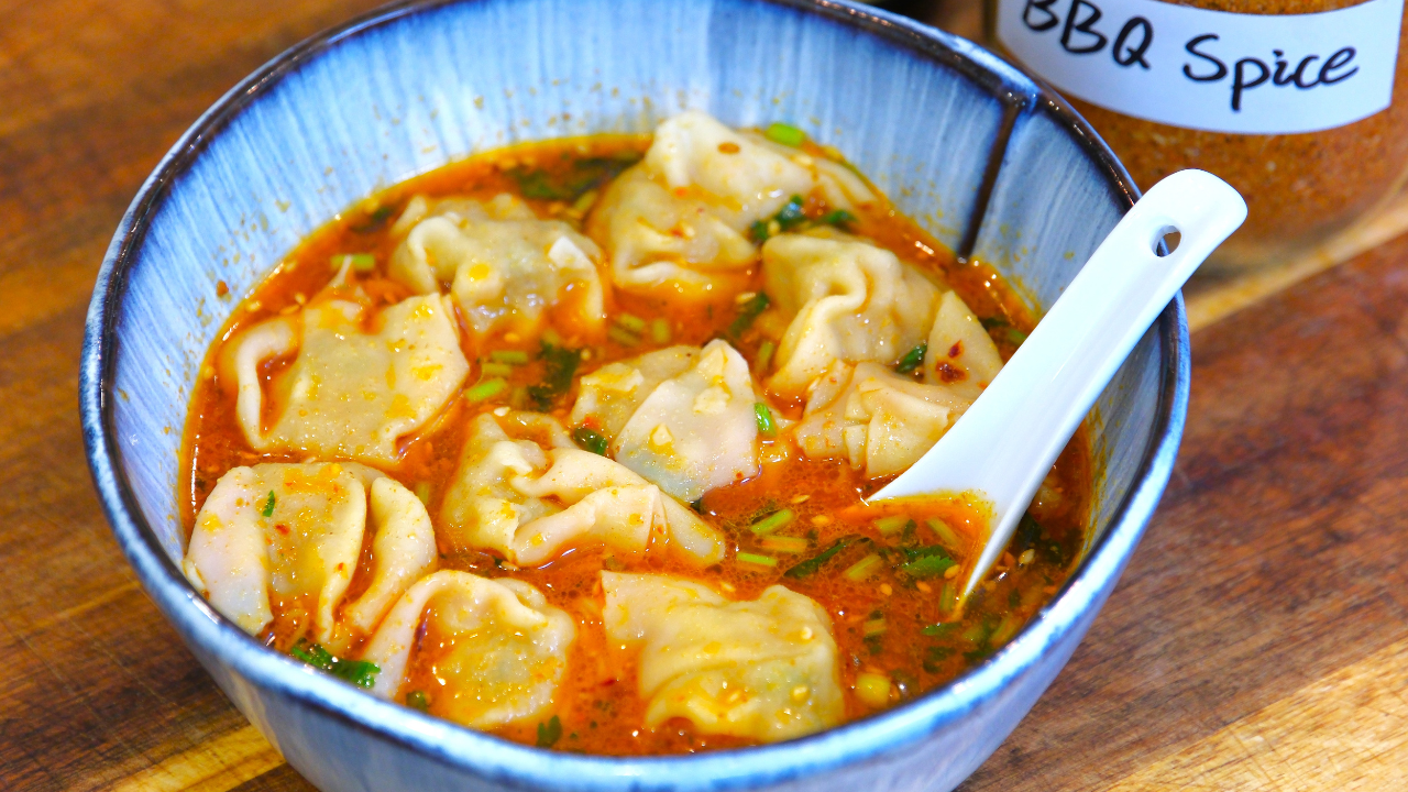 Image of Quick Spicy Wonton Soup