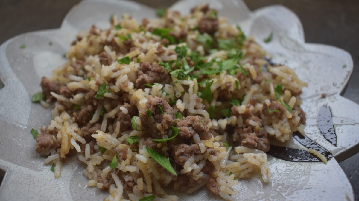 Image of Hamburger Rice Skillet Recipe