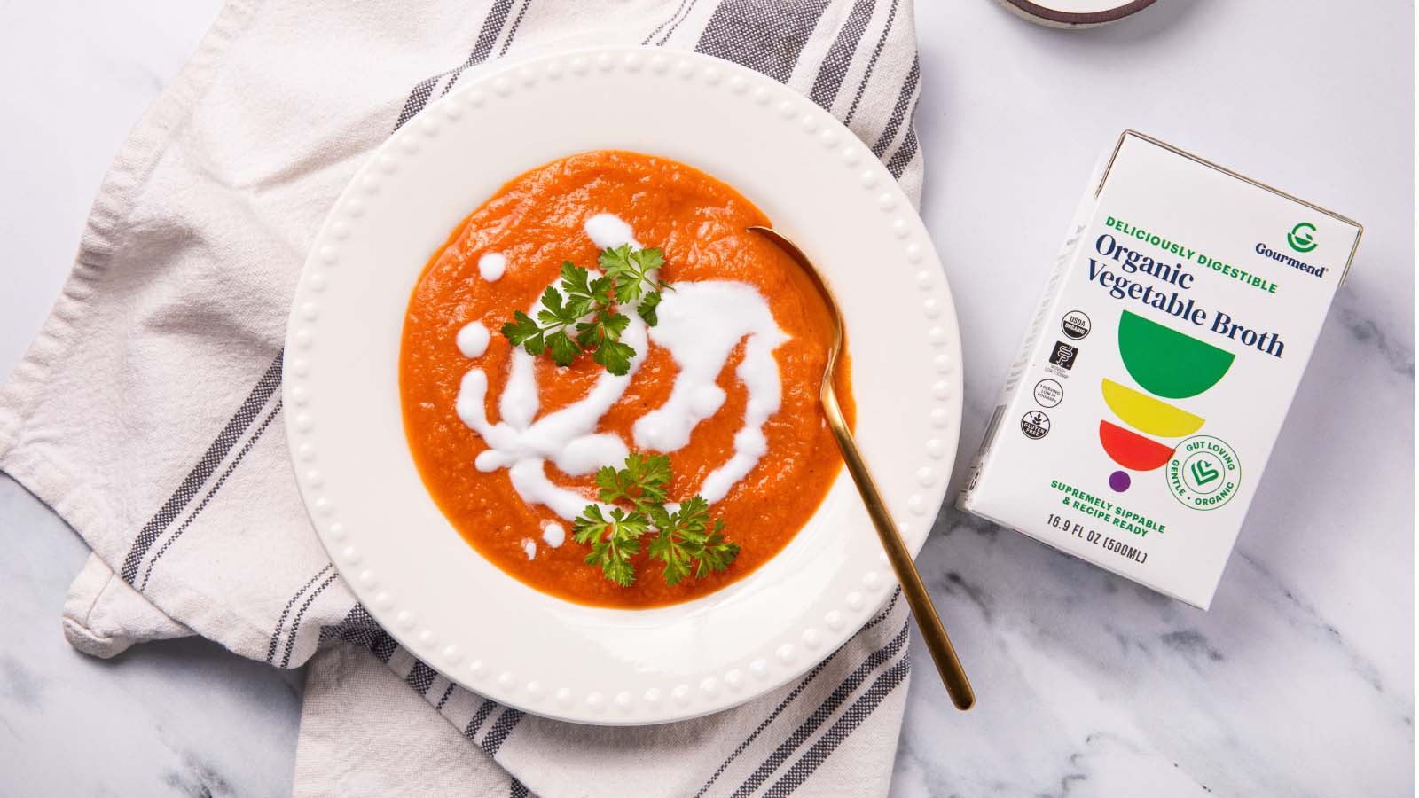 Image of Low FODMAP Carrot Ginger Soup