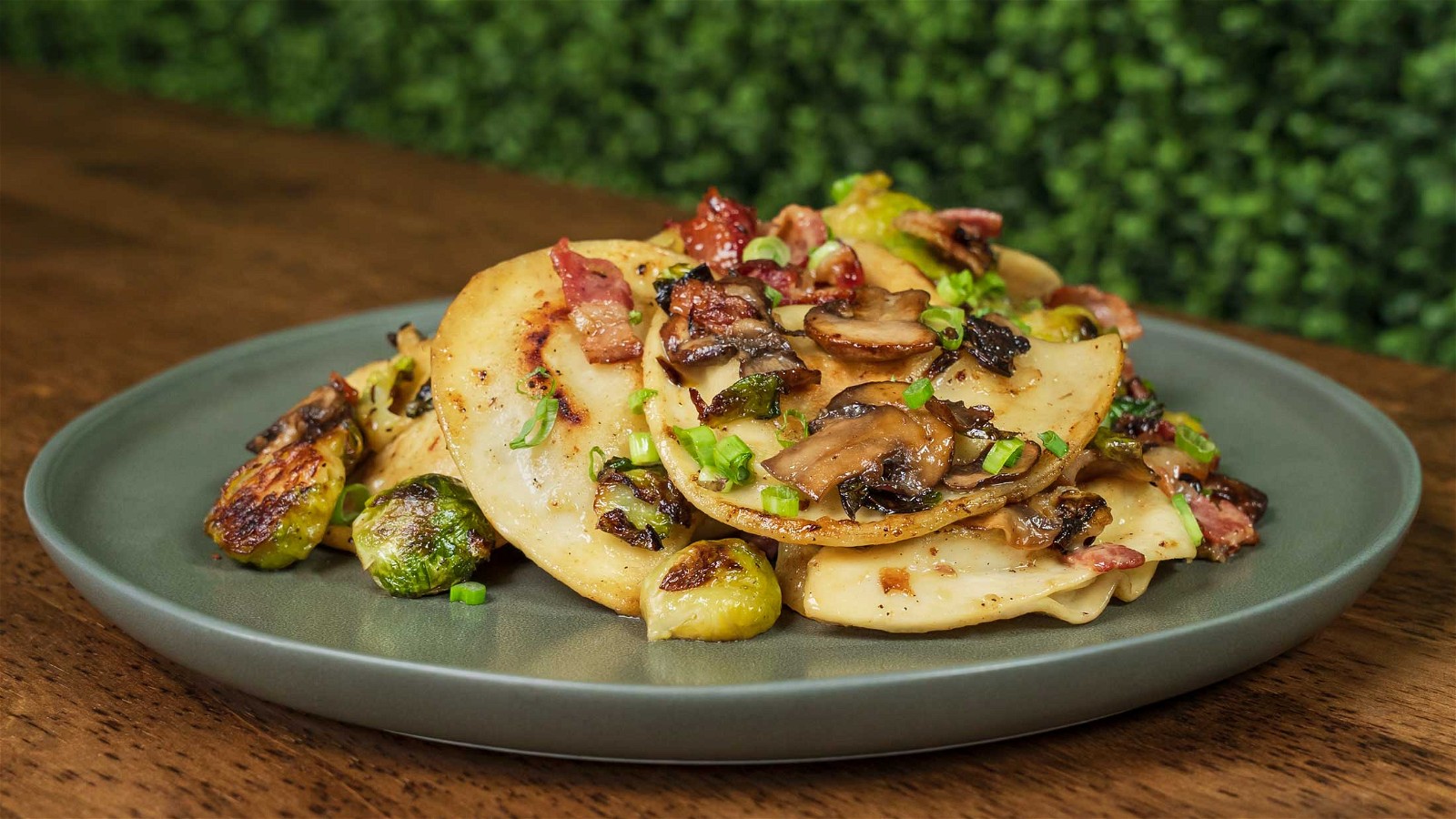 Image of Bacon Brussels Sprout Pierogis