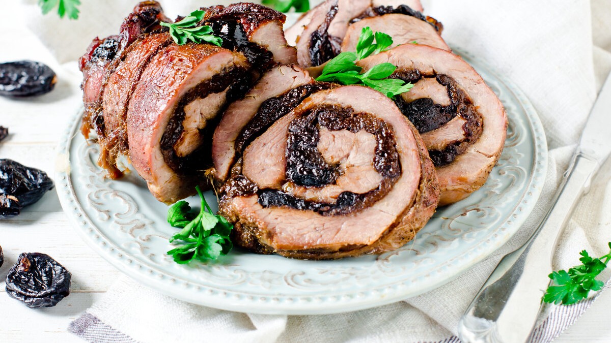 Image of Turkey Roulade - Stuffed Turkey Breast Roll