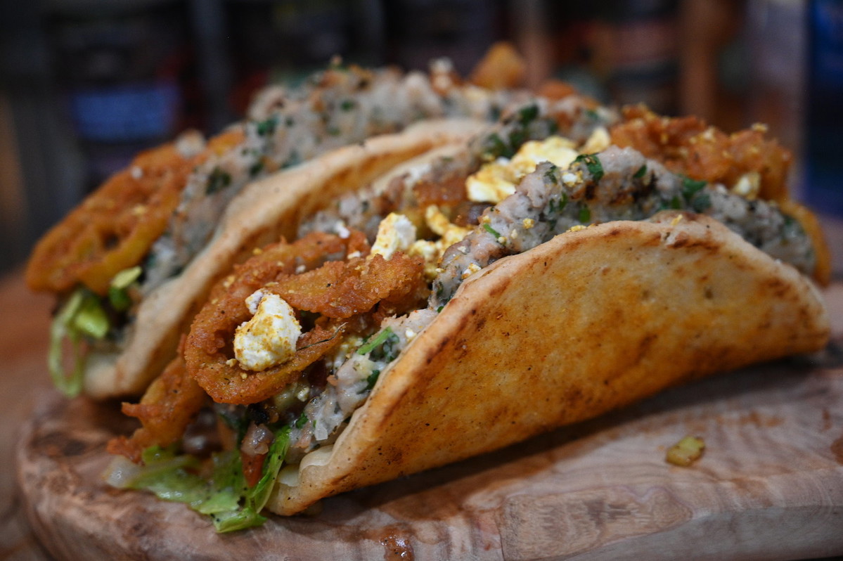 $10,000 World Championship Sandwich - Mediterranean Chicken Kafta Pita