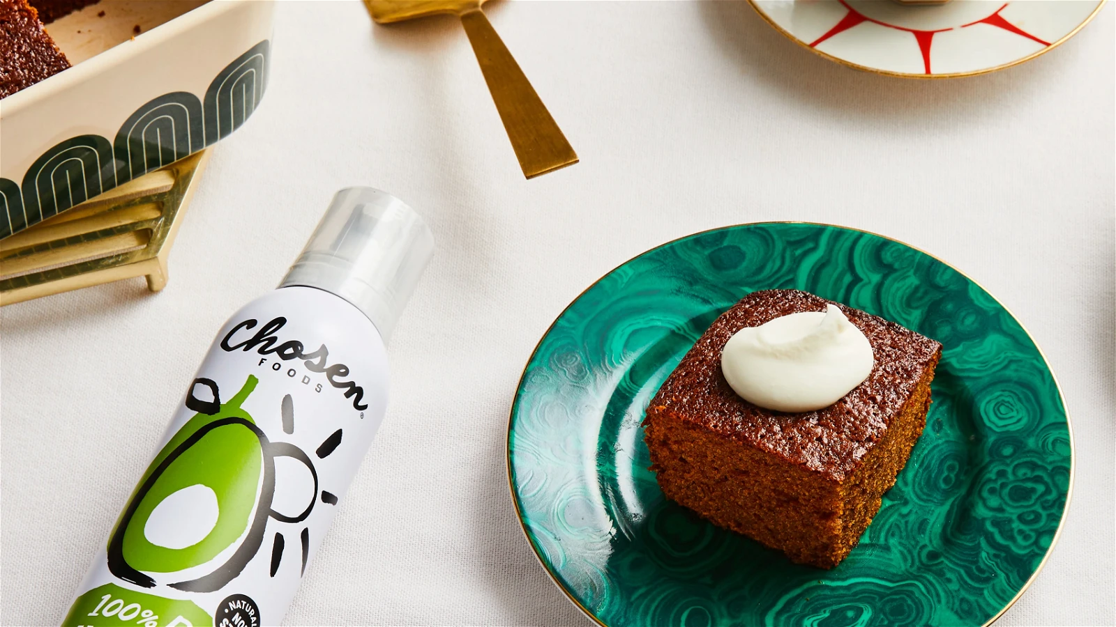 Image of Gingerbread Snacking Cake with Maple Whipped Cream Recipe