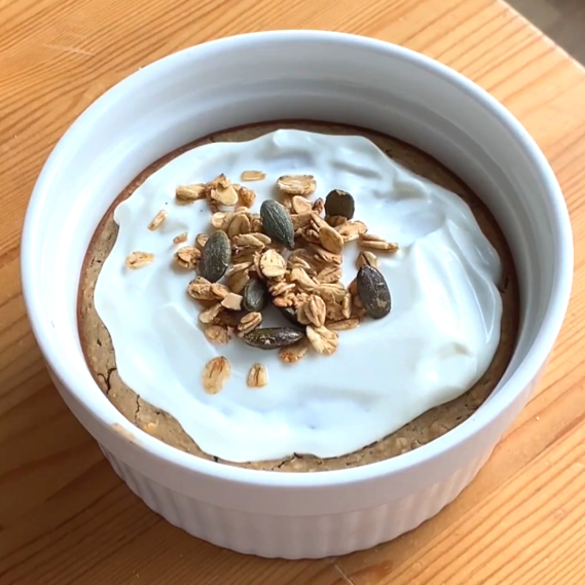 Gingerbread Spice Baked Oats