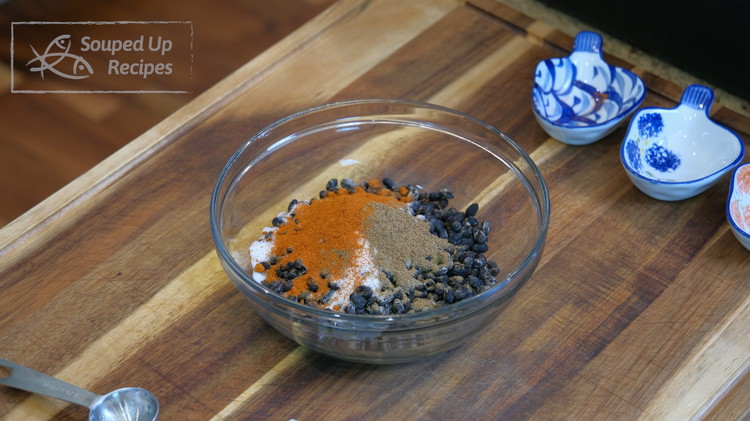 Image of Transfer all the dehydrated beans into a mixing bowl. Season them with 2.5 tbsp of high-alcohol content liquor (I used vodka; other liquor such as Rum or whiskey will also work.), 25g / 1.5 tbsp of salt, 12.5g / 1...