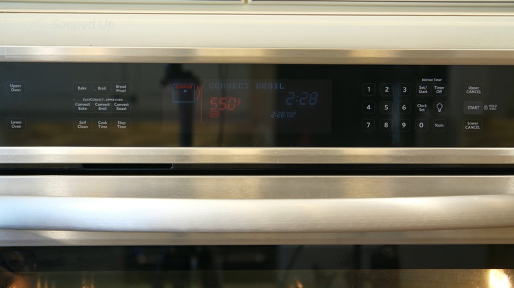 Image of Preheat the oven to 550 F. Then switch to the boiler and set it to 550F. Place the lamb skewers on the second to the top rack so they are closer to the heat source without burning.