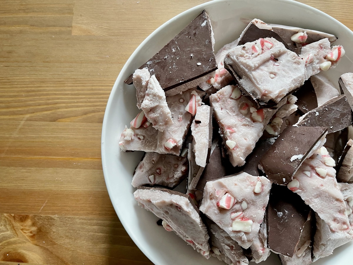 Peppermint Yogurt Bark