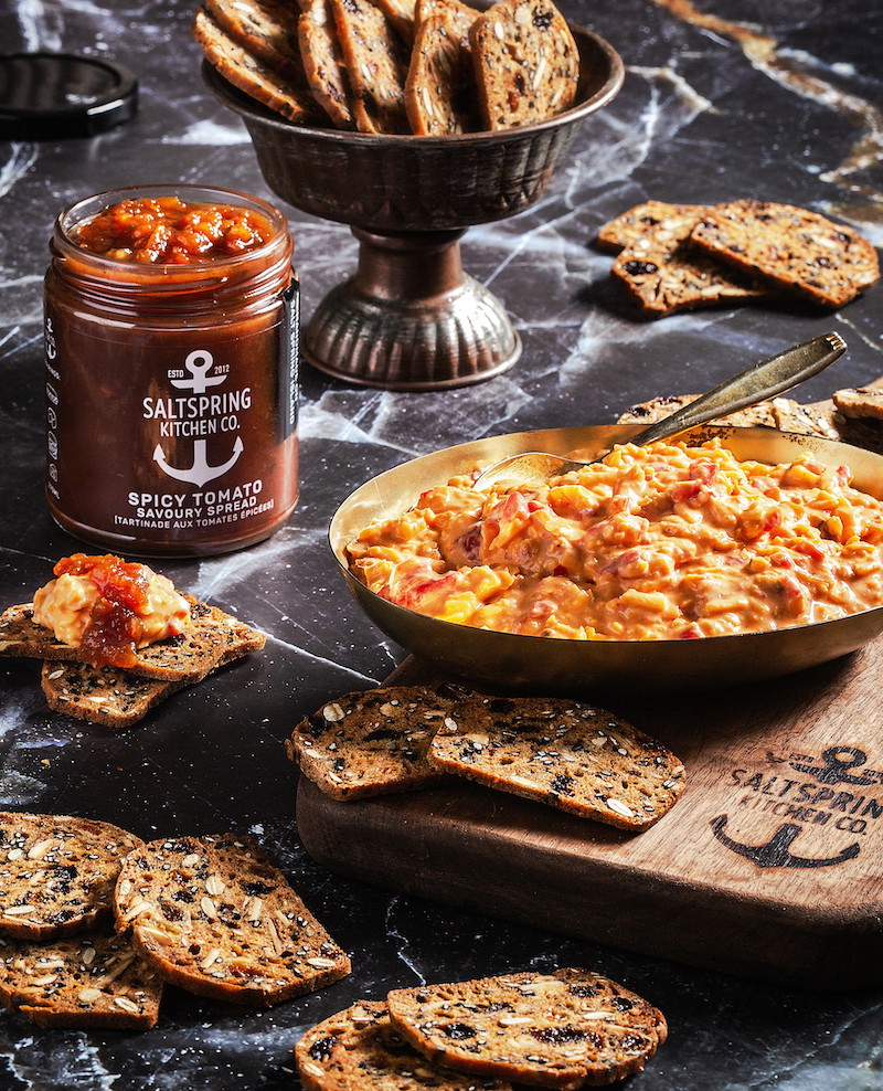 Spicy Tomato Pimento Cheese Dip