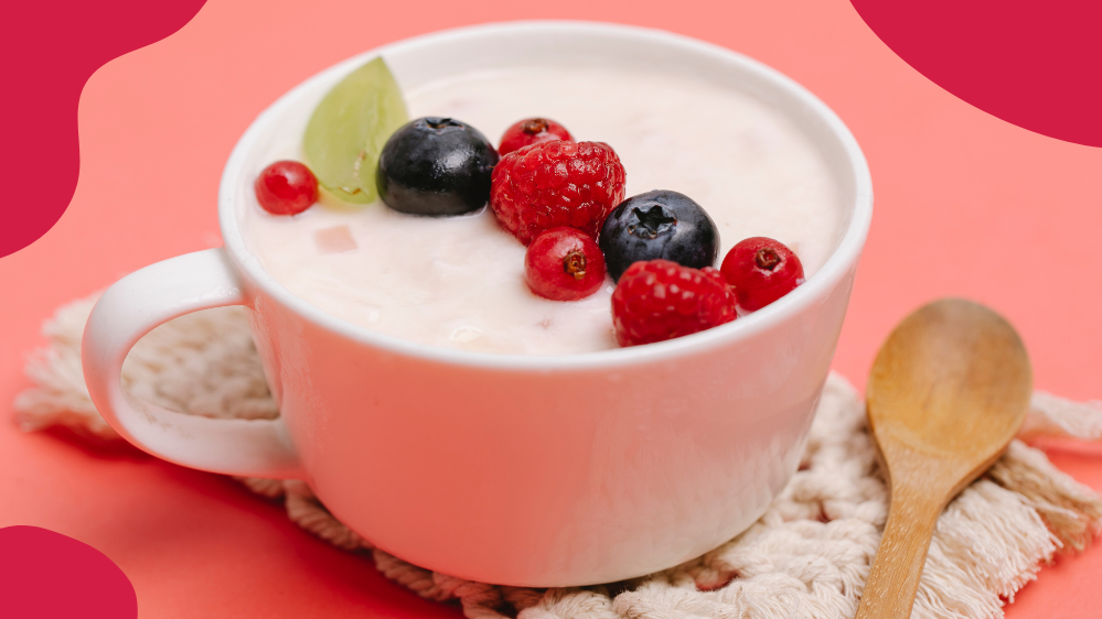 Image of A simple and easy yogurt bowl