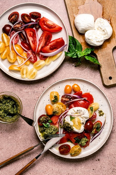 Fragrant Basilico Caprese Pasta