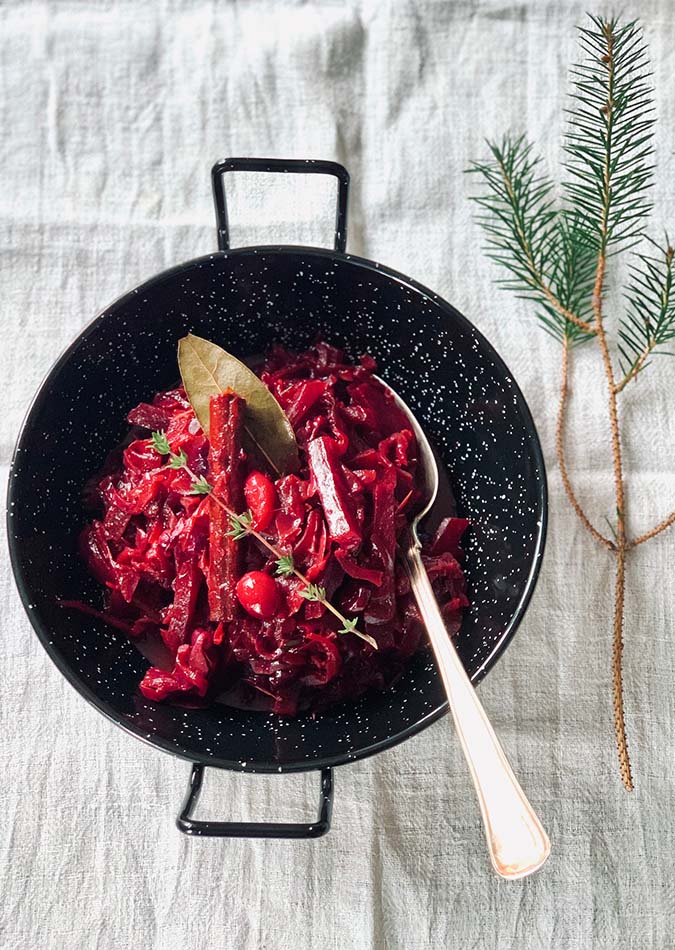 Rødkål med mørk balsamico