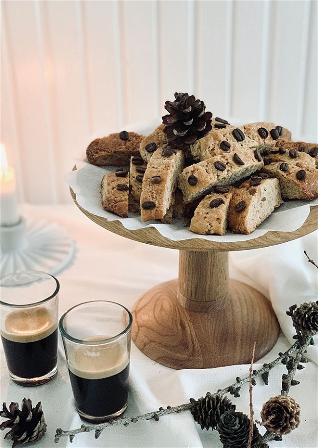 Image of Biscotti med kaffebønner