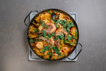 Socarrat-Infused Seafood Paella
