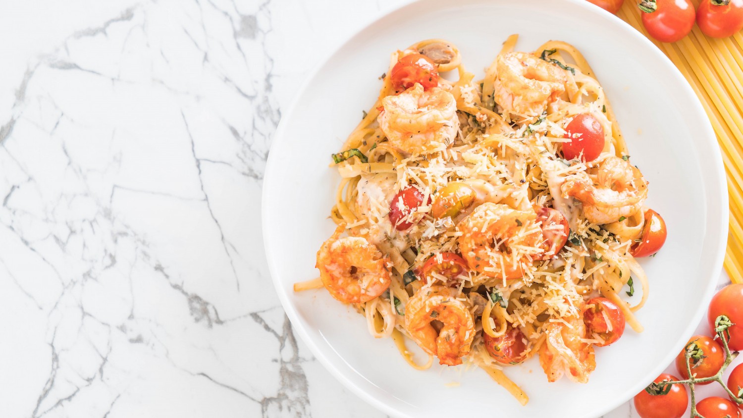 Image of Seafood Pasta with Prawns and Lobster Oil