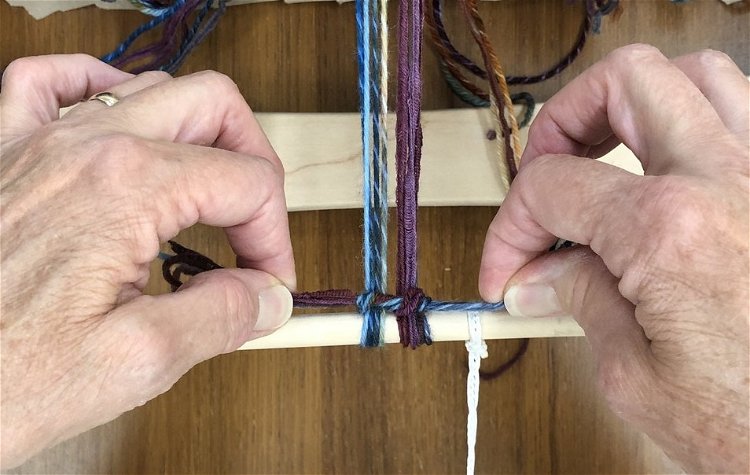 Image of Then pull the knot tight.