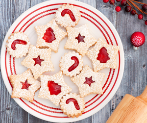 Christmas Jam-Filled Cookies