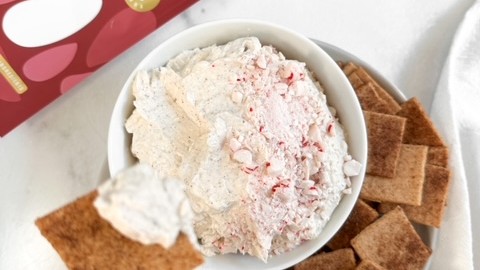 Image of Keto Candy Cane Dip
