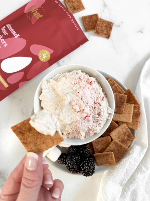 Keto Candy Cane Dip