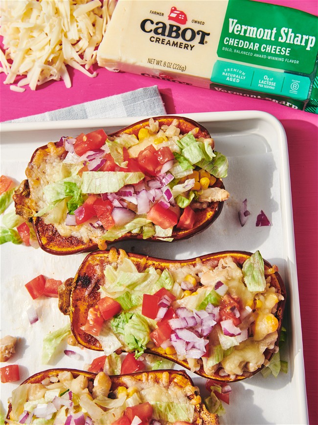 Image of Roasted Honeynut Squash Taco Bowls