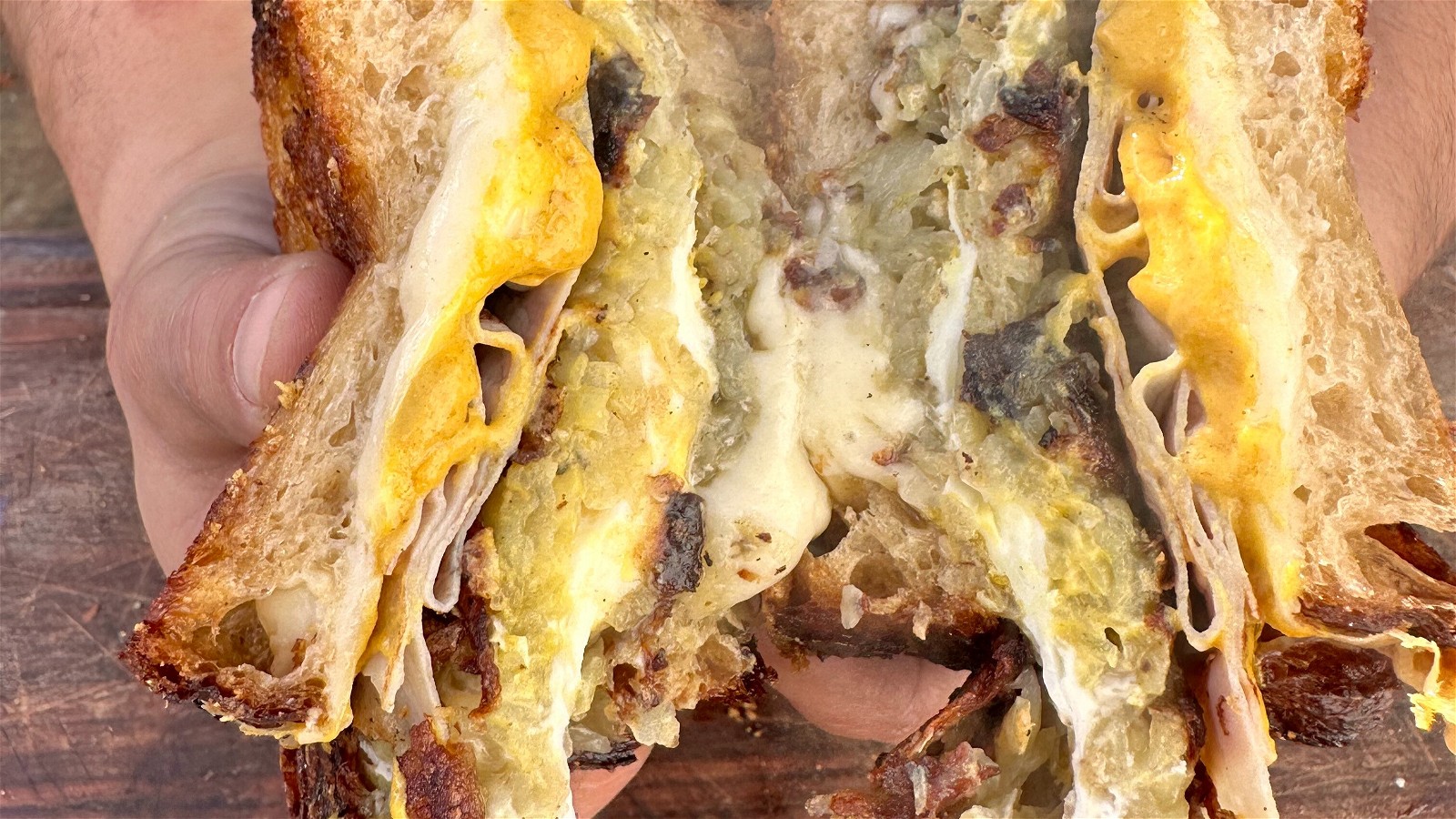 Image of Rosti and Egg Melt Sandwich