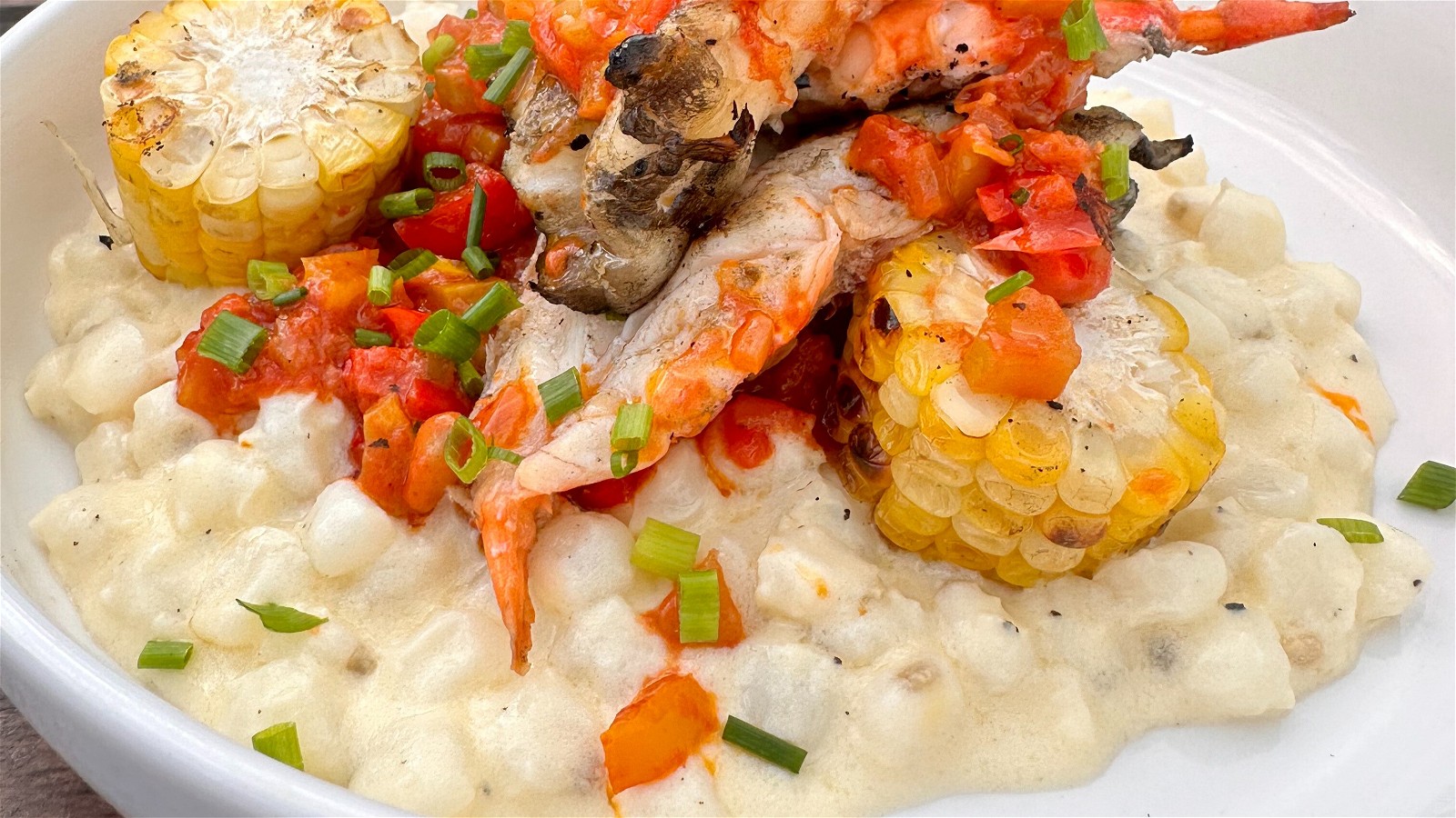 Image of Fire Grilled Shrimp and Grits