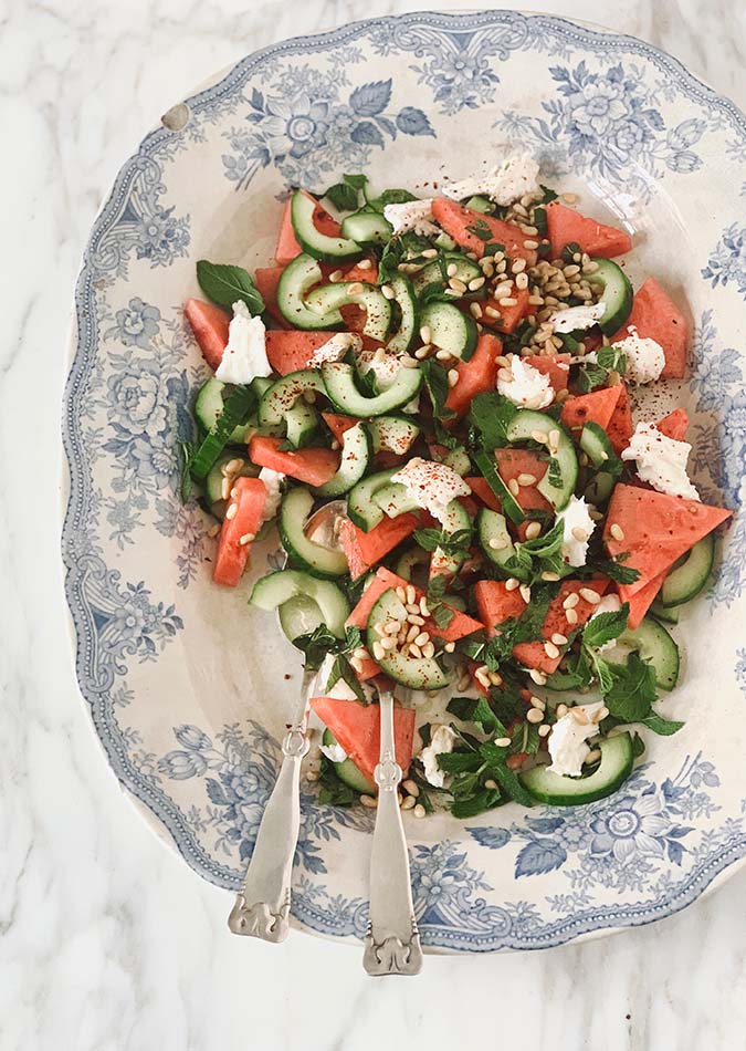 Vandmelonsalat