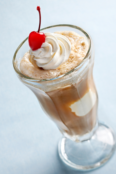 Image of Creamy Vanilla Float! 🤍🤎
