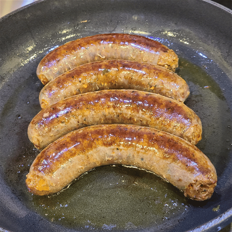 Image of Add the sausage to the skillet and cook for 5-8...