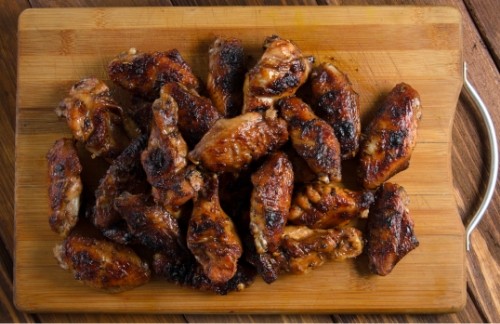 Image of  Grilled Ghost Pepper Chicken Wings Recipe