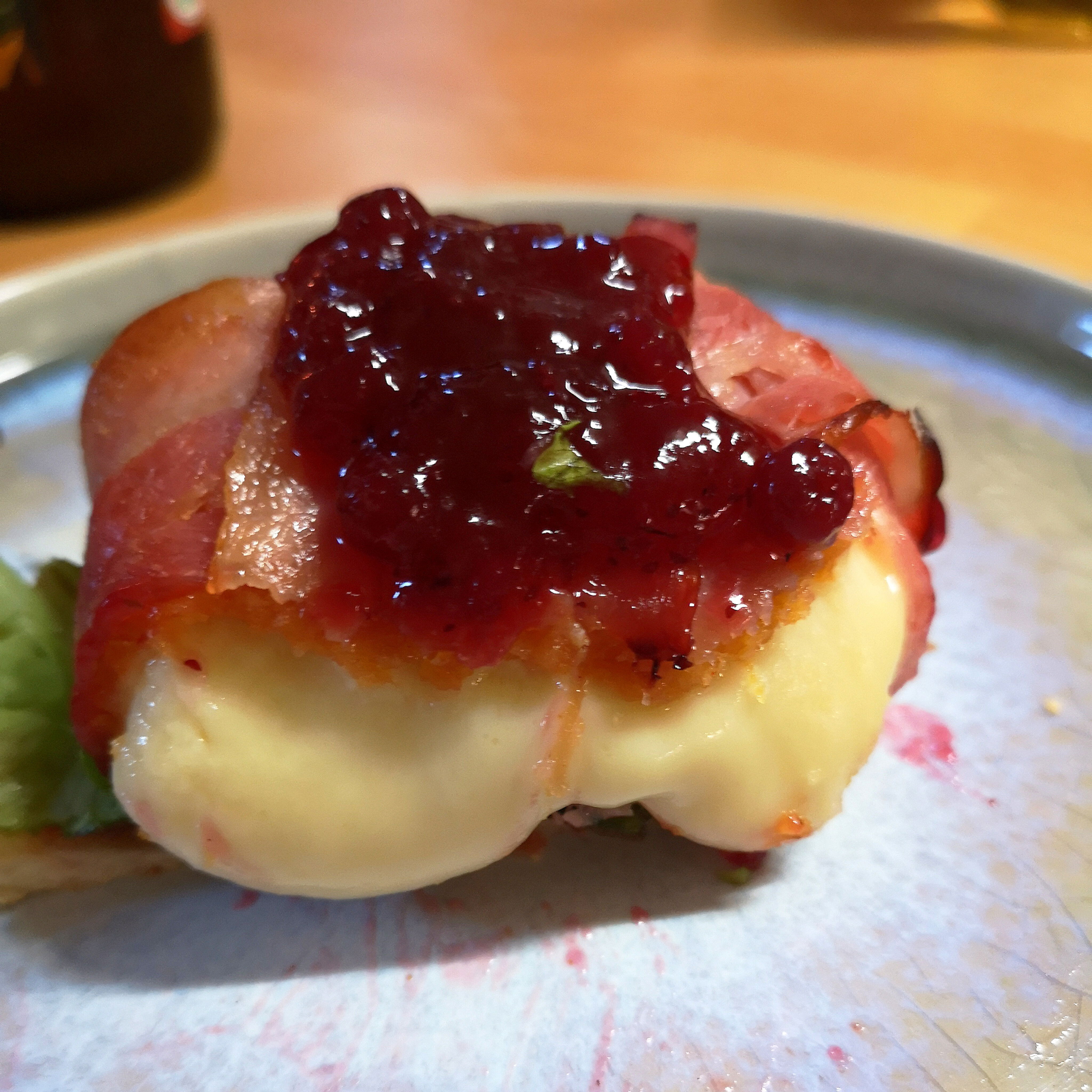 Deluxe Camembert auf Toast Bacon