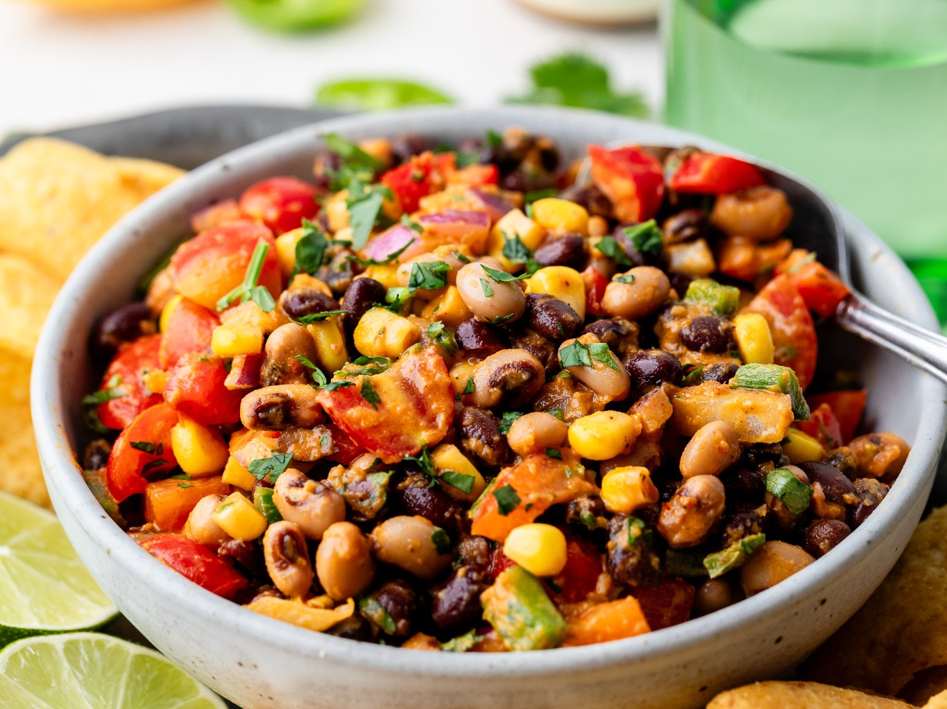 cowboy caviar dressing Easy Creamy Cowboy Caviar (Vegan Bean