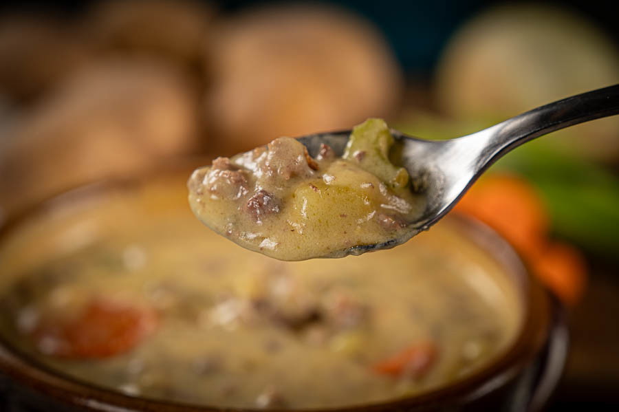 Bison Cheddar Chowder
