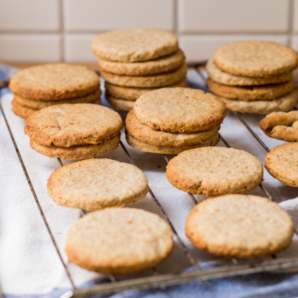 Healthy Orange Coriander Cookies