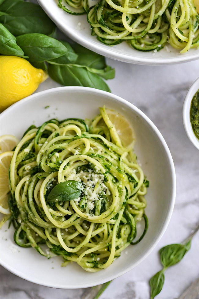 Image of Vegan Pesto with Zoodles