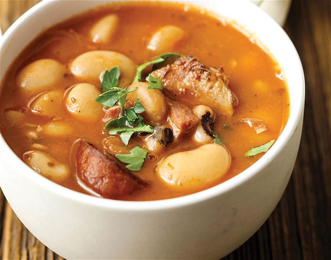 Image of White Bean Soup with Bacon