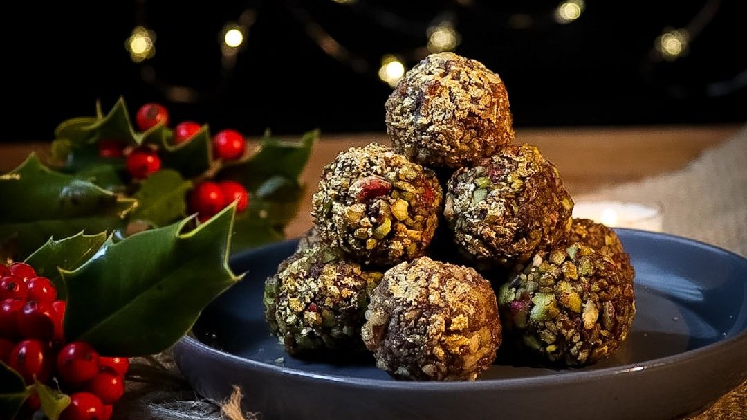 Image of Christmas Pudding Chocolate Truffles