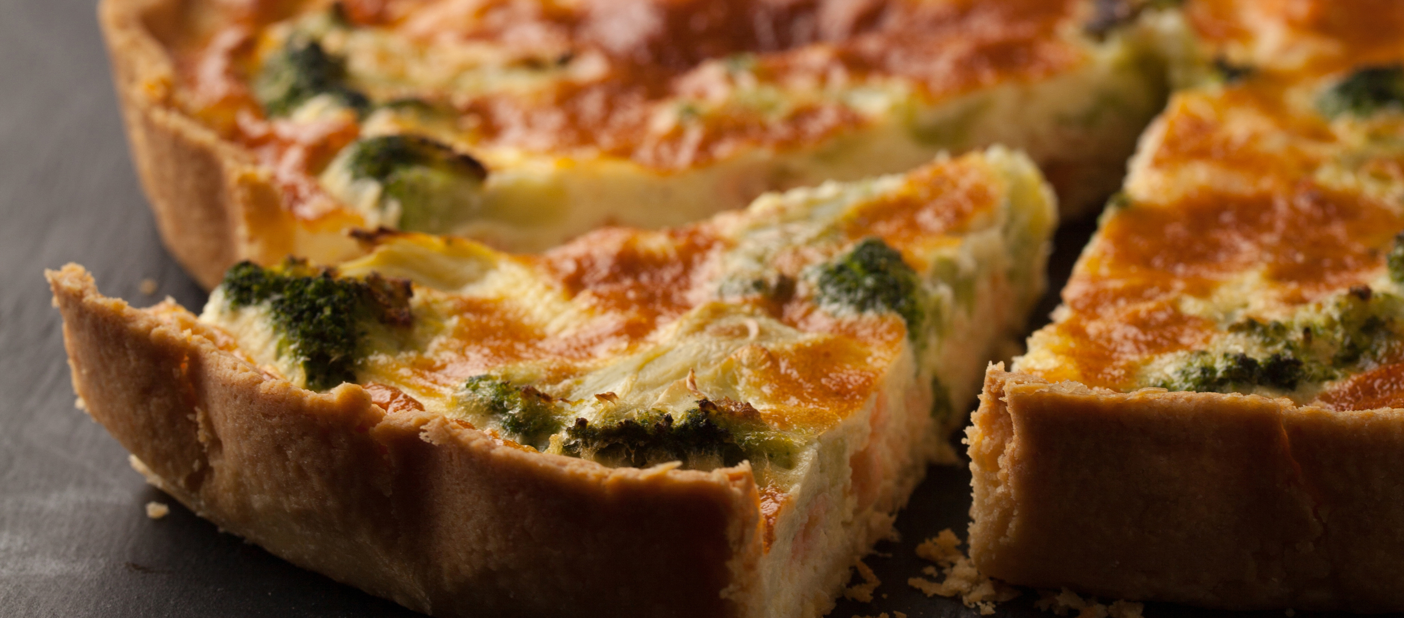 Image of Bacon, Cheddar & Broccoli Quiche