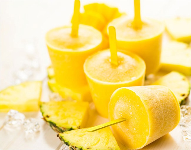 Image of Pineapple Popsicles