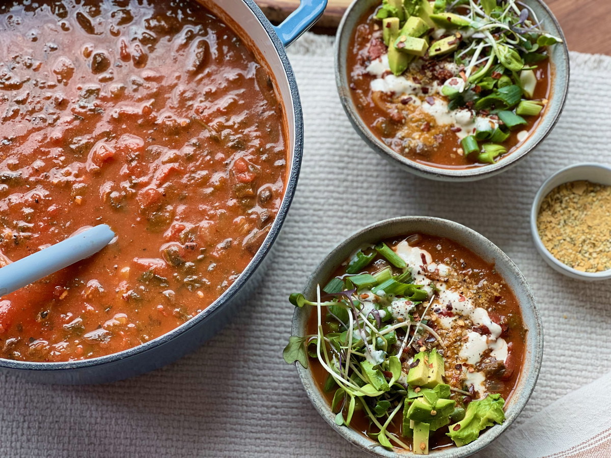 Loaded Tomato Soup