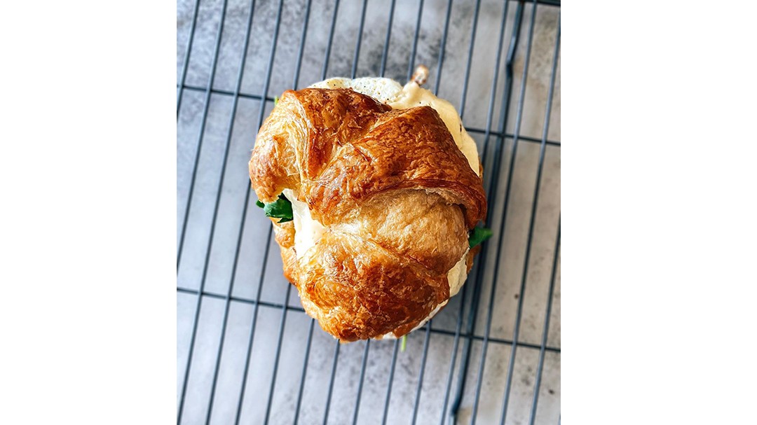 Image of Hot Pepper Bacon Jam Breakfast Croissant