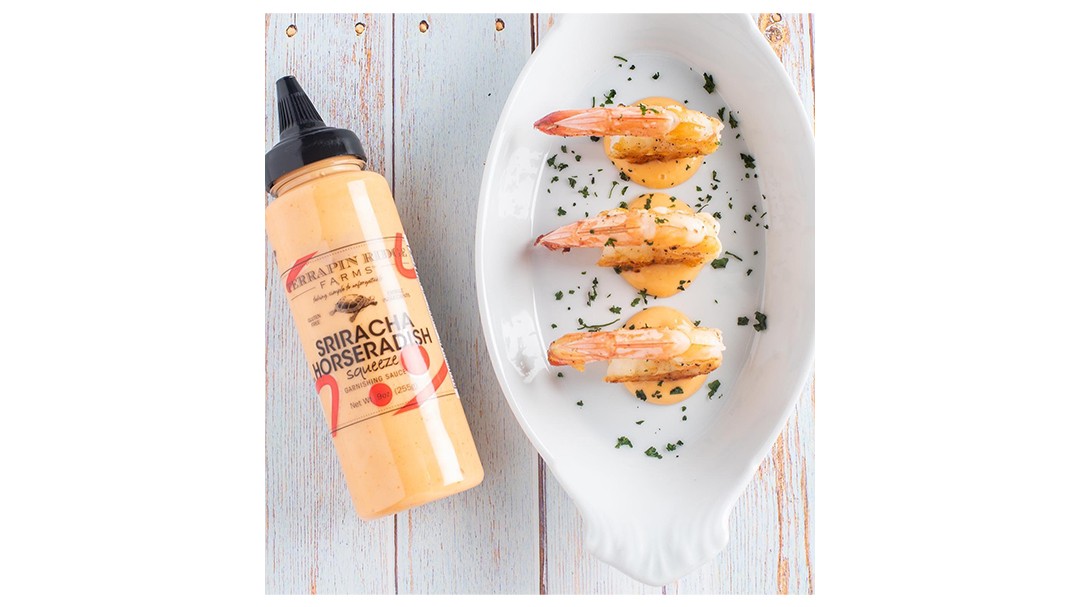 Image of Grilled Shrimp w Sriracha Horseradish