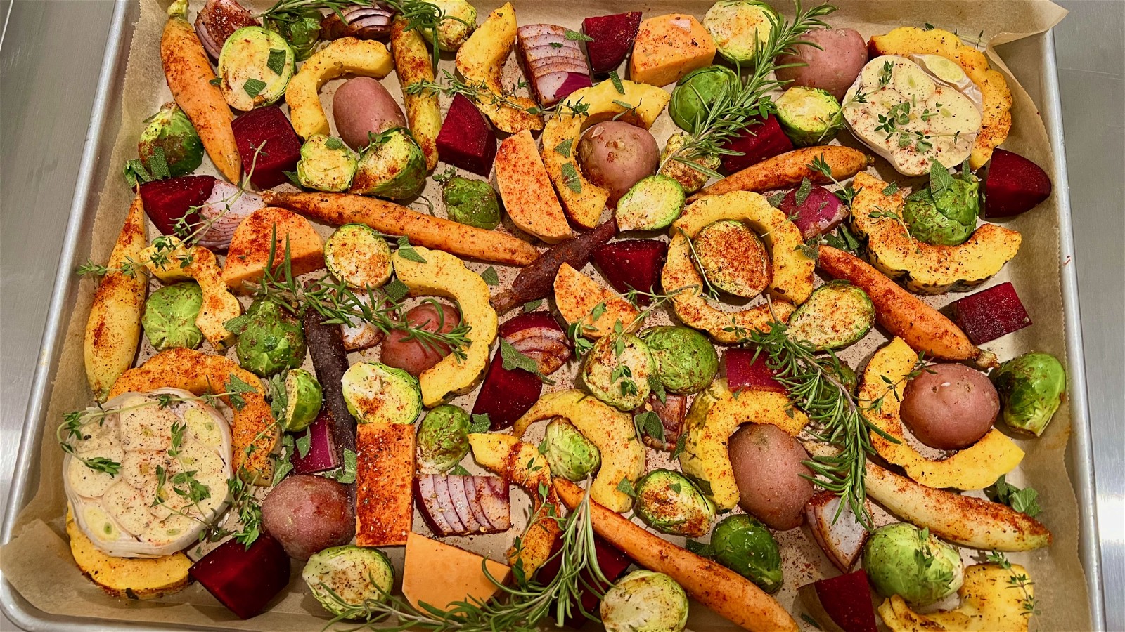 Image of Roasted Veggie Tray Bake