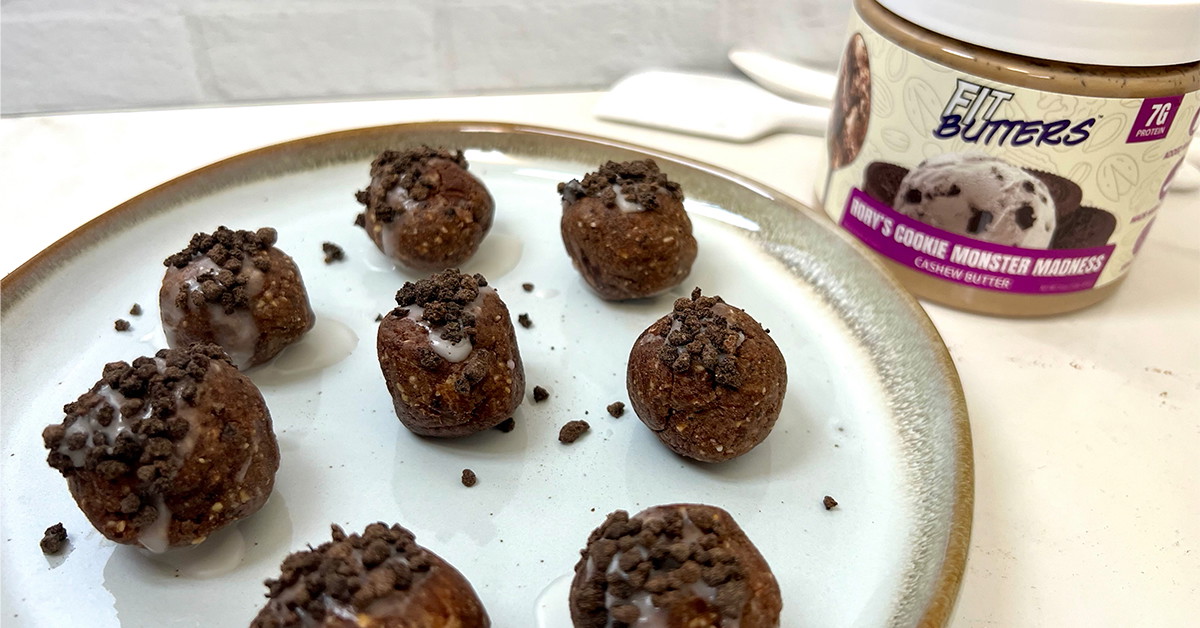 Rory's Cookie Monster Madness FIt Butters Low Calorie Truffles