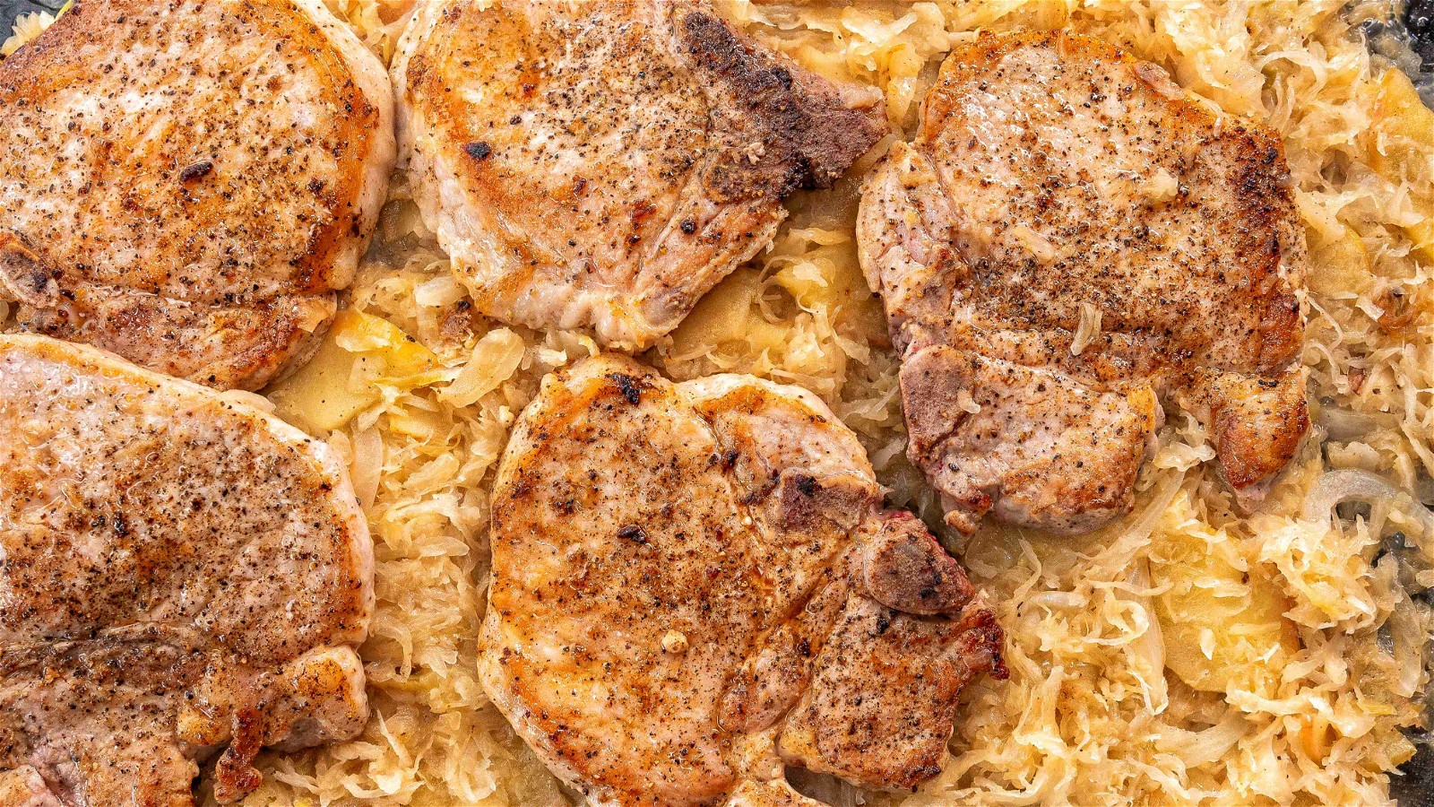 Image of Pork Chops and Sauerkraut